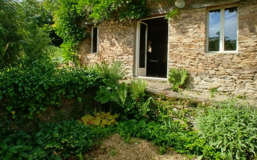 Portes fenêtre qui donnent accès au jardin